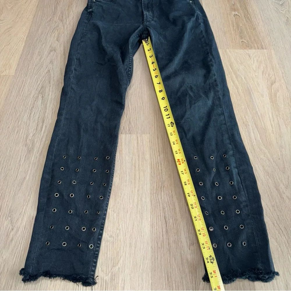 McGuire Newton Skinny Jeans with Grommets Faded Black - Size 28